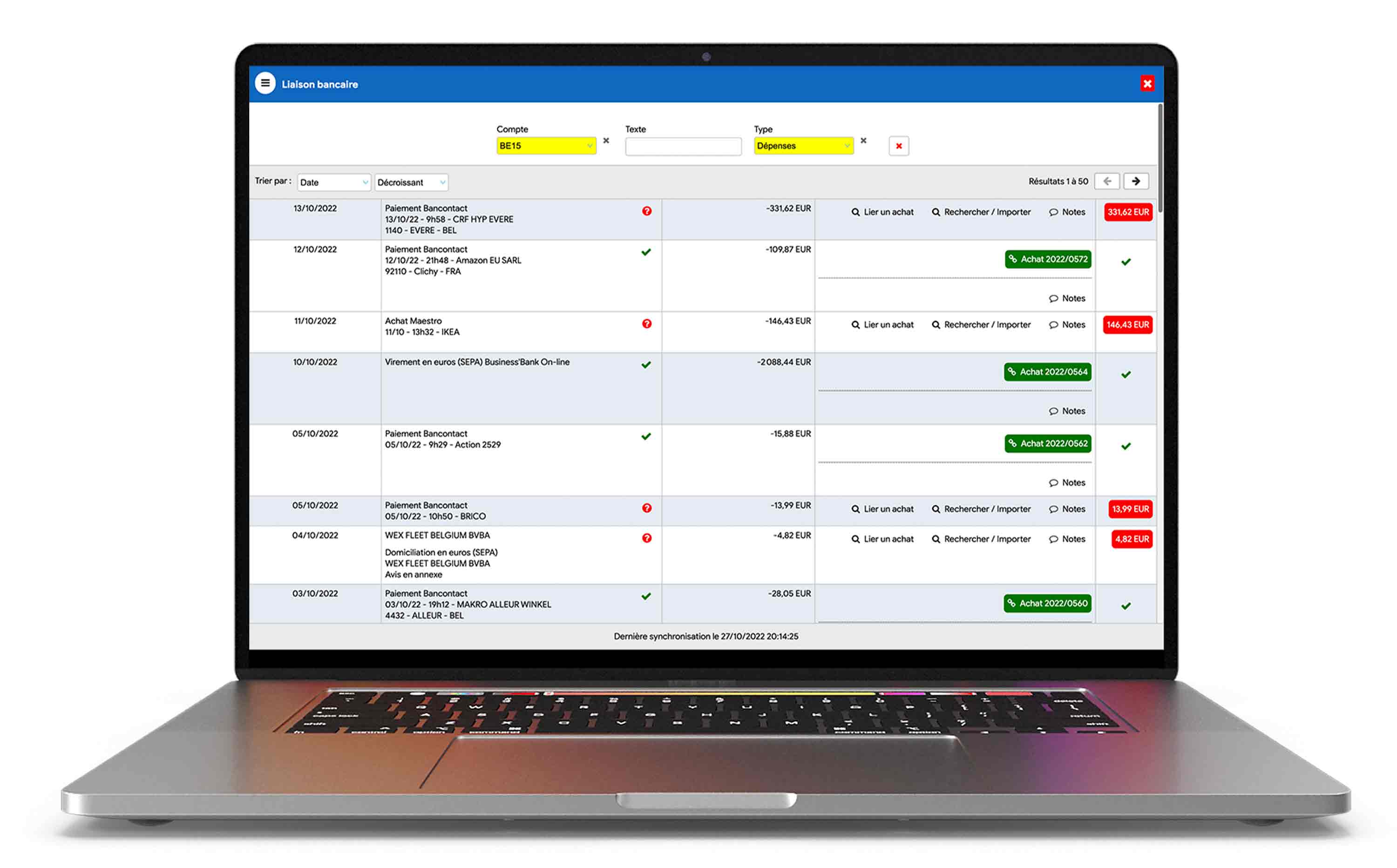 Nouveautés du module de gestion des factures d’achats