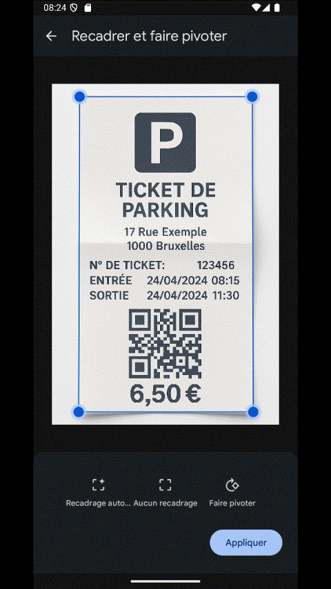 Demonstratie van Flexina Scan in actie - mobiele documentenscanner